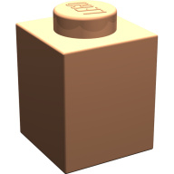 Lego kostka (kostička) 1x1, tělová (4165447, 4497030)